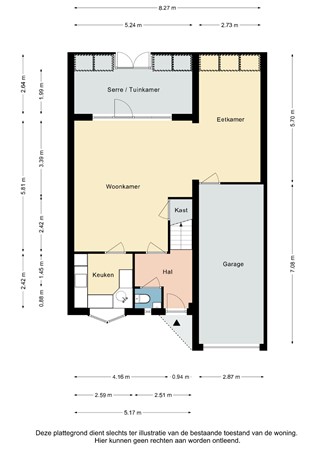 Plattegrond - Carisven 13, 6413 PB Heerlen - Carisven 13 Heerlen - Begane grond 2D.jpg